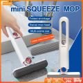 Portable Mini Mop With Squeeze Sponge Multifunctional Countertop Sponge Mop Kitchen Car Bathroom Window Glass Cleaning Mop Toilet Gap Wet Dry Dual Use Mini Mop. 