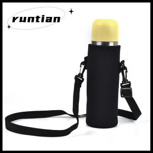 runtian 1X Neoprene chai nước tàu sân bay cách điện cup Bìa Bag chủ Pouch với dây đeo