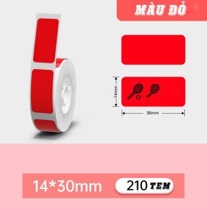 Giấy in nhiệt in tem dán in ghi chú note in sticker in giá-mã sản phẩm-barcode-tem trong suốt máy in Niimbot D110