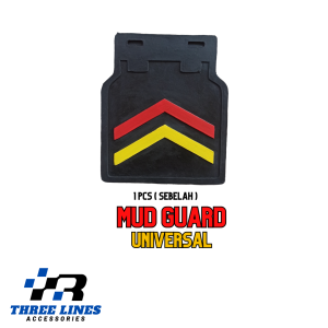 Three lines karpet lumpur pelindung cipratan mobil universal pickup mini bus aksesoris mobil