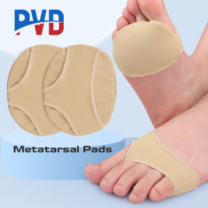 PVD 1Pair Gel Foot Pads Metatarsal Pads for Metatarsalgia Arthritis and Sebaceous Pain Relief