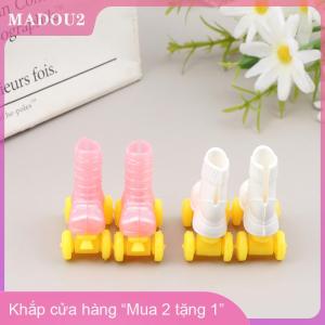 [COD] MADOU2 Con lăn màu hồng Giày trượt giày cho búp bê thời trang ngắn khởi động trang trí thể thao đồ chơi chơi búp bê phụ kiện
