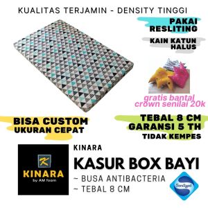 Kinara Kasur Box Bayi Anti Bakteri tebal 8 cm