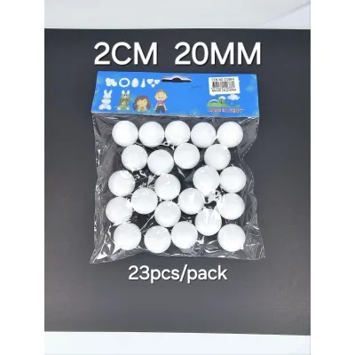 DIY Round White Styrofoam ball 球形保丽龙