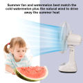 Jiditech Solar Electric Fan Rechargeable Fan With Panel 12"Solar Electricfan With Emergency Light. 