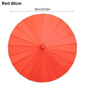 ANAMA 1Pcs Colored Paper Umbrella Long-handle 20/30/40/60cm Painting Supplies Durable DIY Handmade Photography Prop for Baby Shower Anniversary Wedding Birthday
