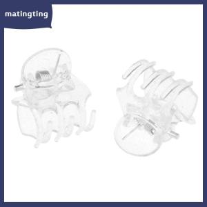 matingting 50pcs trong suốt 6 móng vuốt phong lan Clip nhựa Bướm hoa hỗ trợ rõ ràng Fixer cho vườn cây nho gốc cây leo