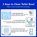 [SG Ready Stock]Foaming Toilet Cleaner Toilet Bubble Removing Bacteria and Odor (40gx5 packs/ 240g) 马桶泡泡清洗剂. 