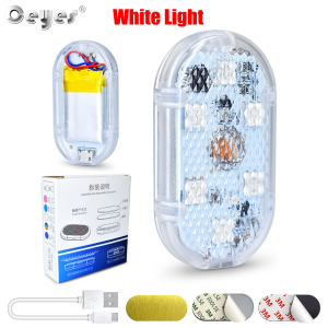 Ceyes Car LED Touch Lights High Brightness Magnetic Mini Wireless Interior Light USB Rechargeable