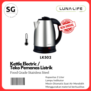 Teko Listrik Luna Life 2 Liter KT-LUNALK502 NEW GARANSI RESMI
