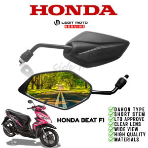 HONDA BEAT FI LEGITMOTO SIDE MIRROR SHORT STEM CLEAR AND NON-GRADED LENS (DAHON TYPE) 7440