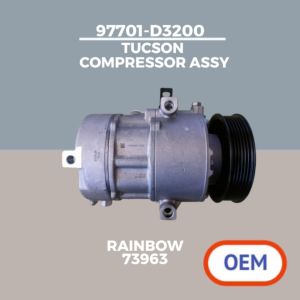 97701D3200 COMPRESSOR ASSY FOR HYUNDAI TUCSON (OEM) PART #: 97701-D3200: 97701D3200