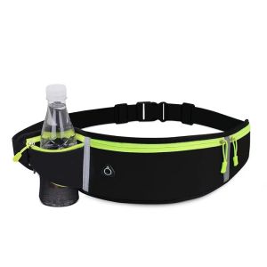 Running Fanny pack Mens and womens sports mobile phone bag Outdoor marathon fitness equipment multi-functional waterproof ultra-thin belt bag