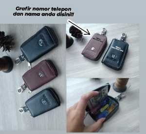 Gantungan Kunci Mobil Kulit sapi asli/Gantungan Kunci Custom Nama/Gantungan Kunci Kulit Custom Mobil /Dompet STNK Custom/Gantungan Kulit STNK Mobil