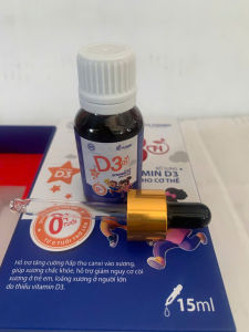 Vitamin D3 TH 15ml dạng nhỏ giọt giúp tăng cường hấp thụ canxi