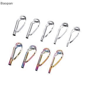 Baopan 1pc Sliver Rainbow Top Tip Guide Ring Free of Tangle for Spinning Casting Fishing Rod