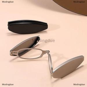 [COD] Modingdue Ultralight Presbyopia Glasses Portable Folding Style HD Anti Blue Presbyopia Glasses Mini Pocket Folding Reading Glasses