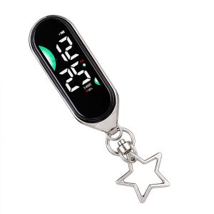 UTOPUS Màn hình kỹ thuật số Đồng hồ treo điện tử Đèn LED Di động Đồng hồ bỏ túi Sáng tạo Chống thấm nước Đồng hồ bỏ túi phát sáng Trẻ em Người lớn