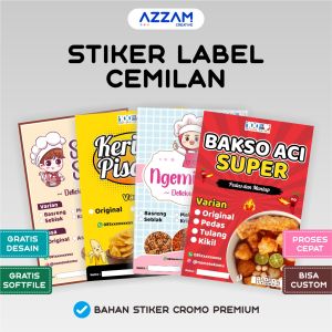 STIKER LABEL STICKER LABEL STIKER CUSTOM STICKER CUSTOM STIKER LABEL MAKANAN