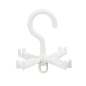 CEMOMEF Multifunctional Storage 360 Degree Rotatable Space-saving Shawl Holder Belt Organiser Tie Rack Scarf Hanger
