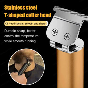 Electric Hair Clipper Washable T-type Usb Rechargeable Cordless Hair Shaver