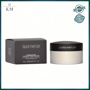 Laura Mercier Loose Setting Powder Translucent 29g – Lightweight Oil-Free Finishing Powder with Soft-Focus Effect