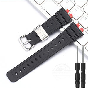Resin strap adapted to Casio G-SHOCK GMW-B5000 stainless steel ring black waterproof alternative bracelet rubber strap watch accessories