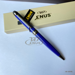 Bút ký cao cấp khắc tên chính hãng Enus VB189BL kiêm bút cảm ứng phần đầu xoay cho điện thoại smartphone và máy tính bảng tặng kèm hộp đựng sang trọng