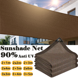 Quivlox Sunshade Net Anti-UV Resistant 96% Outdoor Awning Garden Sunscreen Shade Cloth Net Greenhouse Cover