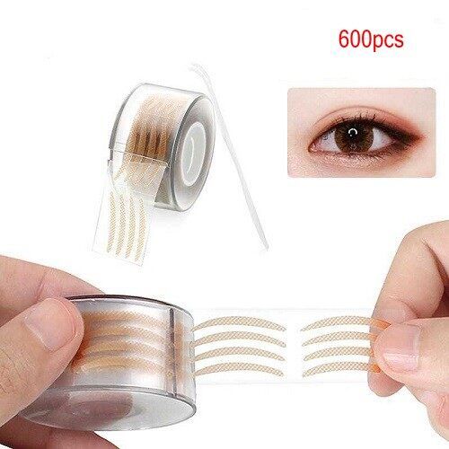 600pcs Double Eyelid Patch Roll Self-adhesive Super Invisible Natural ...