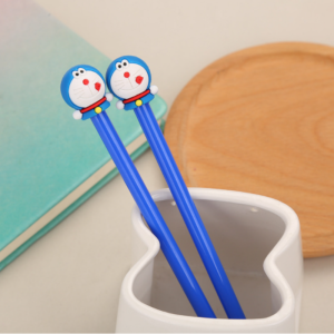 DS.Cute Cartoon Doraemon Black Ink 0.5mm Gel Pen Office School Supply Door Gift Student Stationery Alat Tulis Pelajar