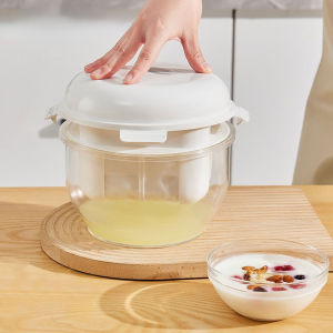 Timeup 3 ลิตร เครื่องกรองกรีกโยเกิร์ต อุปกรณ์ที่กรองอาหาร เช่น เวย์ เครื่องแยกเวย์ เครื่องทำโยเกิร์ต ผ้ากอซ