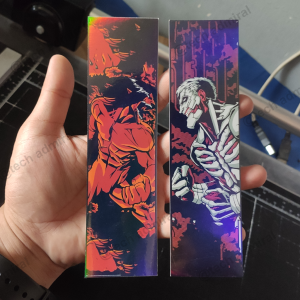 Alloy Top Box Sticker Waterproof Attack on Titan (HOLOGRAPHIC)