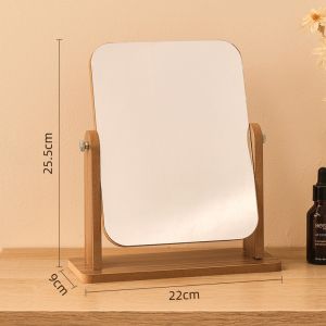 กระจก กระจกตั้งโต๊ะ หมุน/พับ สไตล์เกาหลี กระจกมินิมอล กระจกแต่งหน้า กระจกเงา 4 ขนาด สามารถปรับ แบบพกพา