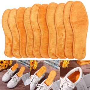 NAMSHEVA Winter Breathable Anti-Odor Thick Wool Felt Insoles Shoes Pad Plush Insole Fluffy Fleece