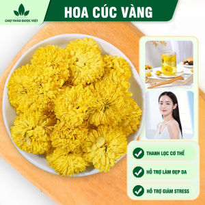 Hoa cúc vàng 1kg trà hoa cúc khô nguyên bông vàng đẹp trà hoa cúc vàng tốt cho sức khoẻ
