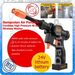 Car Washer Portable Cordless High Pressure 48 Bar Wireless High Pressure
