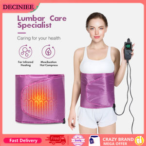 DECINIEE Electric Heating Belt Slimming Waist Sauna Warm Weight Loss Beauty Far Infrared Belly Trimmer Back Pain Relief Tool