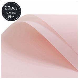 Flower packaging paper Korean plain paper fog noodle bundle packaging paper bag flower paper flower shop material gift box products Flower art