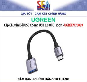 Cáp Chuyển Đổi USB C Sang USB 3.0 OTG 25cm - UGREEN 70889