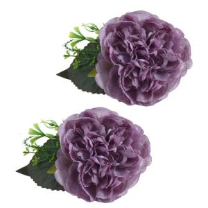 Cloth Flower Curtain Tie Backs Peonys Curtain Tieback Clip Decorative Rope Holdbacks Window Buckles for Window Decoration