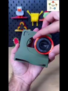 Latte Art Camera Coffee Foam Decor Printer with Replaceable Stencil Cards 3D Printed Coffee Latte Art Tool