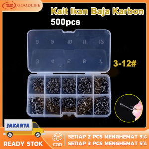 (Ready Stok)Kail Pancing Ikan Tajam dari No.3 s/d No.12 Kail Pancing Kail 500pcs Pancing Tajam Kail Pancing Kail Pancing Ikan Kail Belut Sawah Peralatan Memancing Kail Pancing Besar Kail Pancing Kecil Aksesoris Memancing Alat Mancing