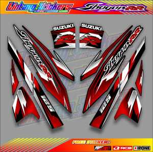 STRIPING VARIASI SUZUKI SHOGUN RR / STICKER LIST VARIASI MOTOR SUZUKI SHOGUN RR