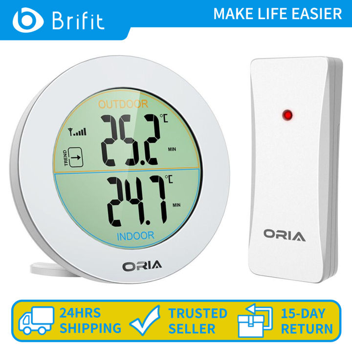 Brifit LCD Digital Thermometer Wireless Room Thermometer Temperature