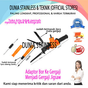 (BGH) Adaptor Bor ke Gergaji /Reciprocating Saw Adaptor