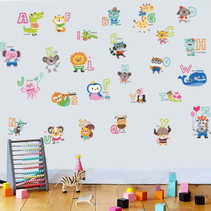 kids wall sticker 3D alphabet train self adhesive waterproof pvc 120cm by 100cm Diy