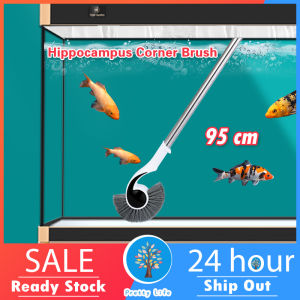 Fish Tank Hippocampus Corner Brush Cleaning Tool Glass Tank