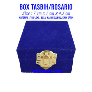 Box Tasbih Rosario Kotak Tempat Gift Accesories Perhiasan Rosario Tasbih
