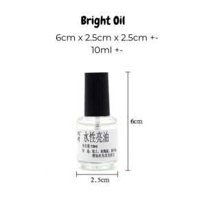 10ml Water-based bright oil Dust proof Brightening Air Dry Clay 超輕黏土 水性亮油